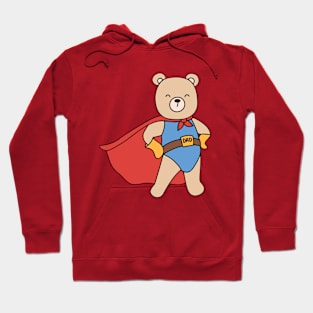 Funny Super Daddy Bear Hoodie